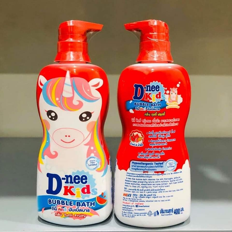[HCM]SỮA TẮM GỘI TOÀN THÂN D NEE KIDS 400ML THÁI LAN