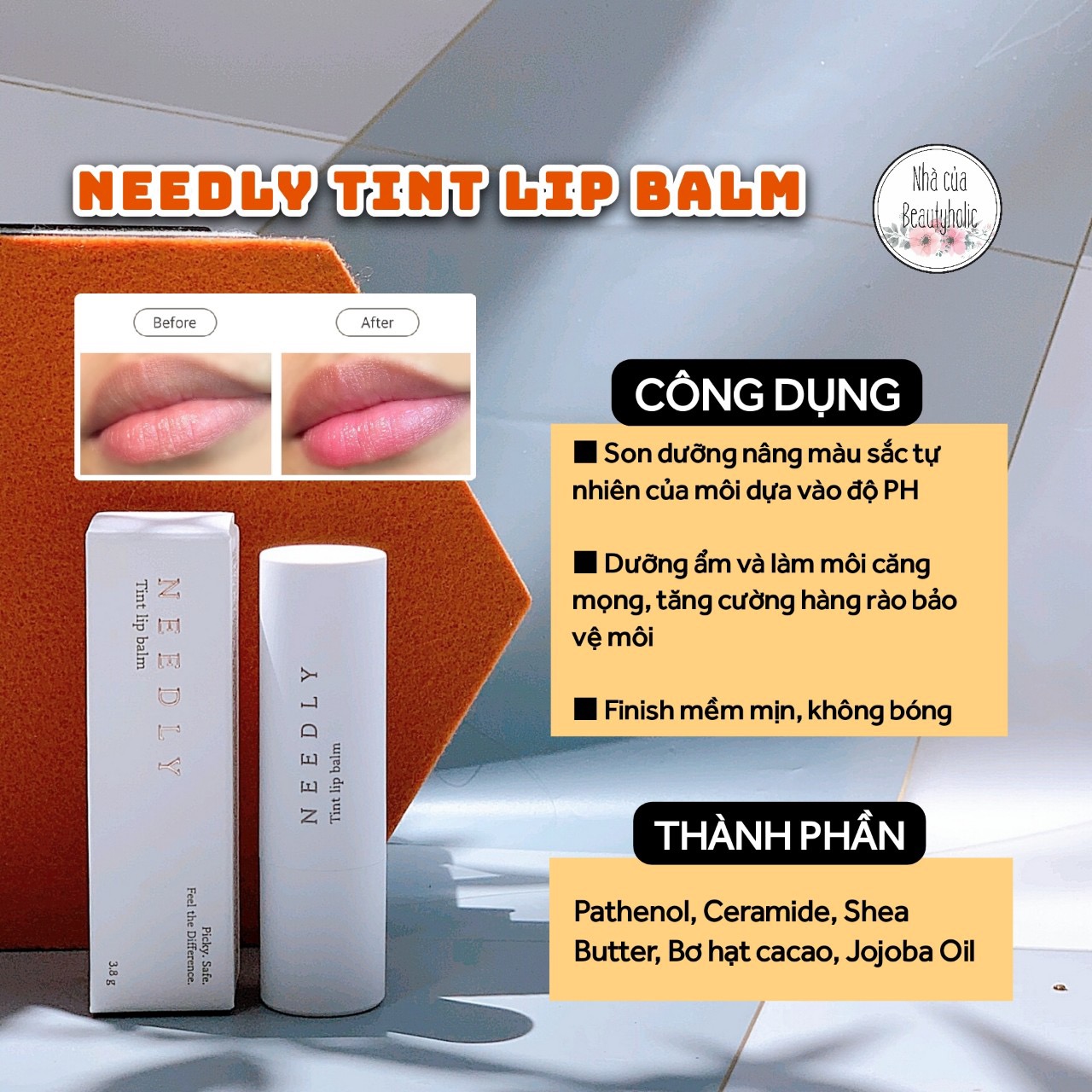 [Hcm][Nhacuabeautyholic] Son Dưỡng Môi Needly Tint Lip Balm