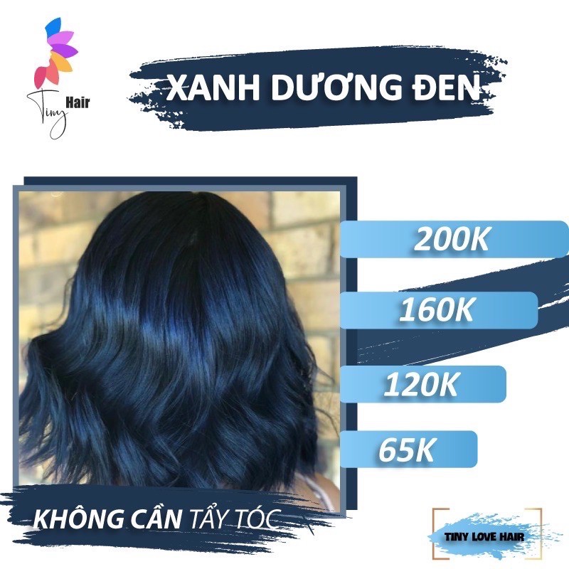 Thuốc nhuộm tóc màu XANH DƯƠNG ĐEN