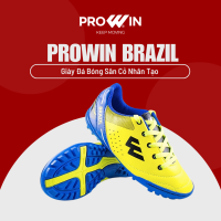 Giày bóng đá trẻ em Prowin Brazil sân cỏ nhân tạo (Size 28-36) – Đế cao su bám sân khâu đế