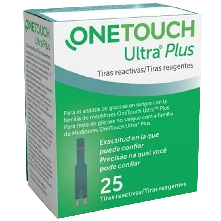 Que Thử Đường Huyết One Touch Ultra Plus Hộp 25 Que