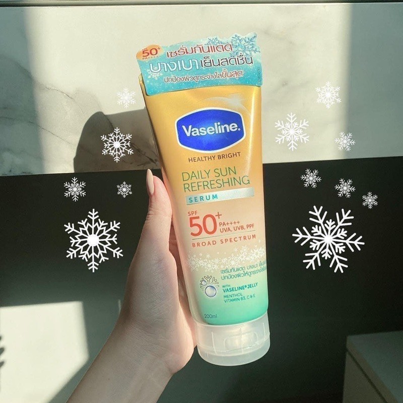 Serum Chống Nắng Vaseline Healthy Bright Daily Sun Refreshing Thái Lan 200Ml