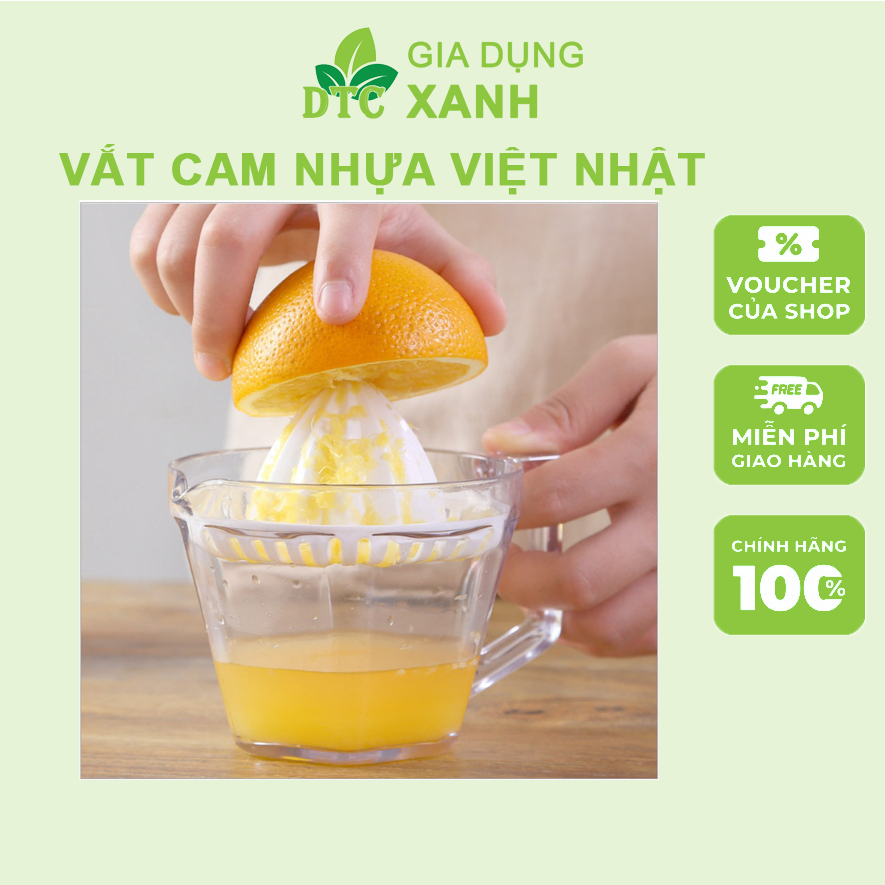 Dụng cụ vắt cam cầm tay máy ép nước cam bằng nhựa Việt Nhật máy ép cam nhựa vệ sinh dễ dàng