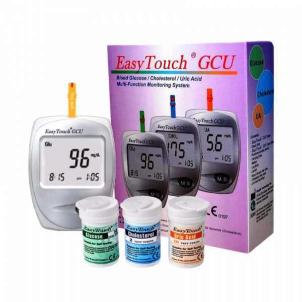 Máy Đo 3 Chức Năng Gut - Mỡ - Đường Huyết Easy Touch Gcu