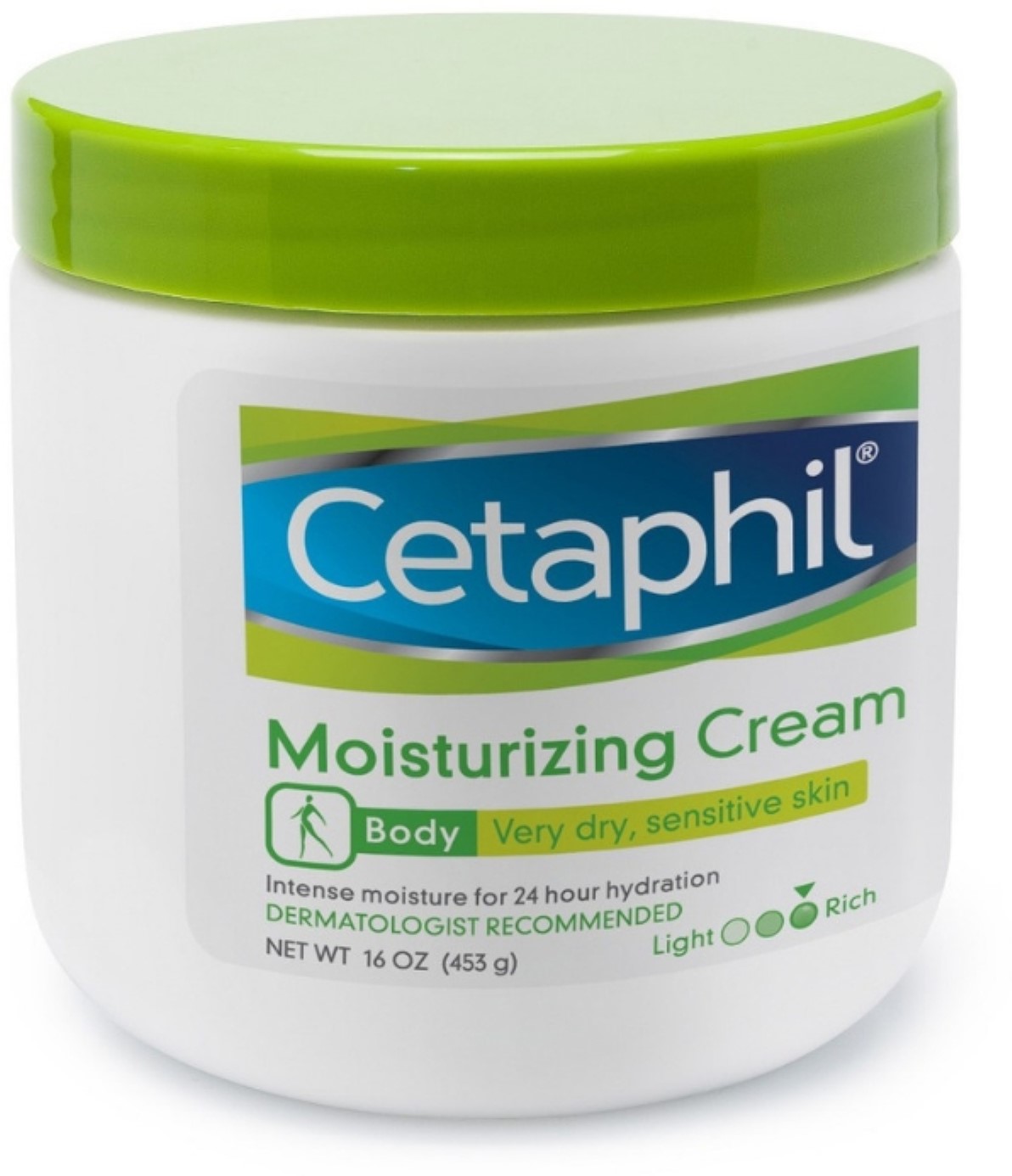 Dưỡng Thể Không Mùi Dành Cho Da Khô & Nhạy Cảm Cetaphil Moisturizing Cream For Very Dry/Sensitive Skin 473Ml (Mỹ)