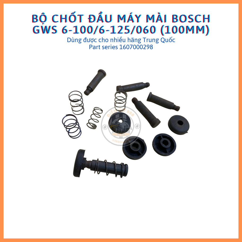 Bộ chốt đầu mài BOSCH GWS 6-100 GWS 060 GWS 6-125 (3 chi tiết)