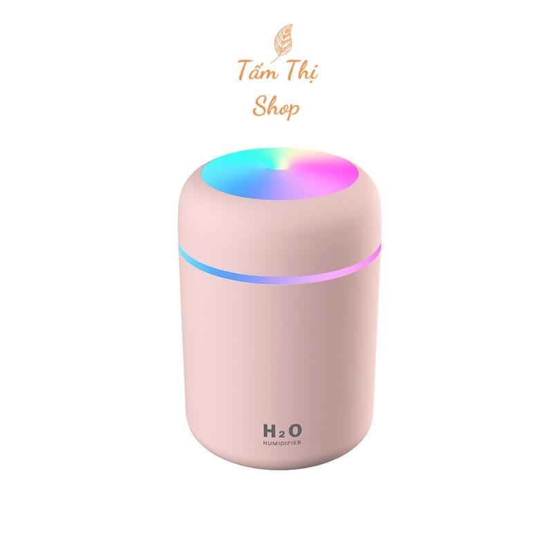 Máy Xông Tinh Dầu Humidifier H2O 300Ml Máy Khuếch Tán Tinh Dầu Tạo Hương Thơm Cho Phòng Ngủ & Trên Ô
