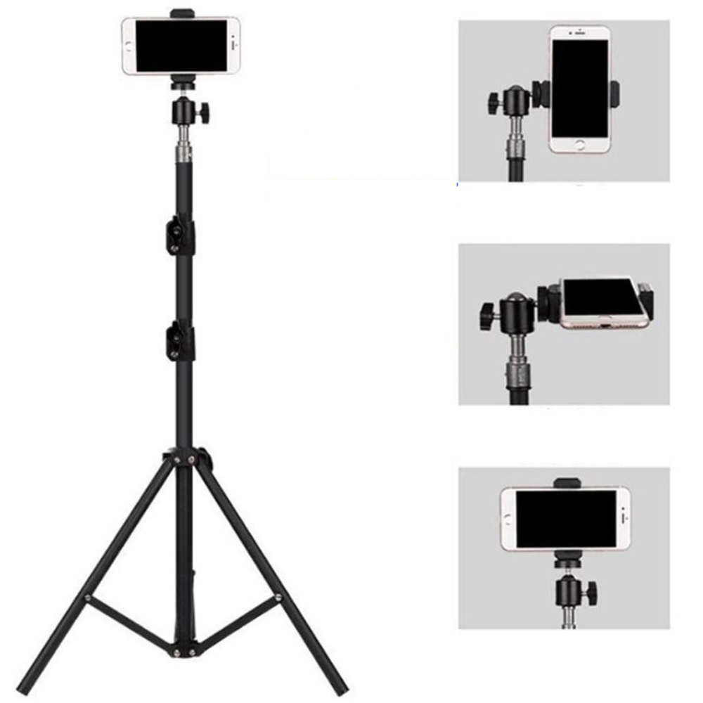 Tripod Giá đỡ điện thoại/ Cây livestream gậy chụp ảnh 3 chân chân đỡ điện thoại quay video chụp ảnh 