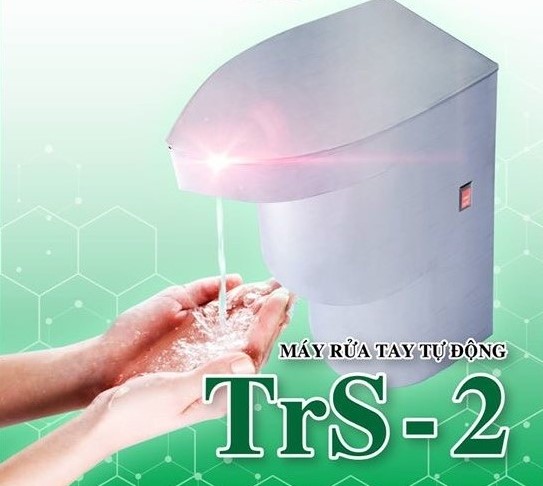 Máy Rửa Tay Khô Trs 220V 1000Ml Inox