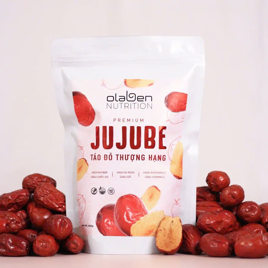 Táo đỏ OLABEN Premium Jujube Thượng hạng - Size Lớn