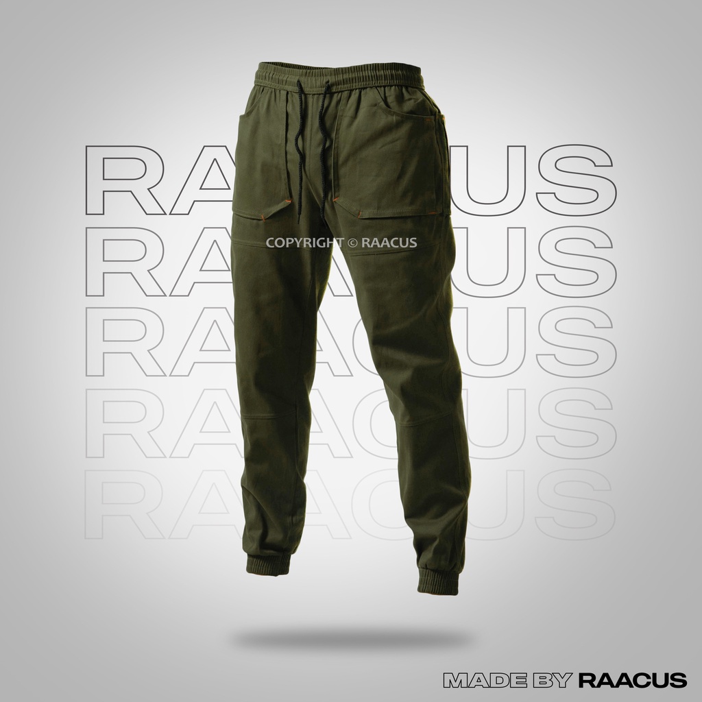 Quần kaki nam ống rộng unisex, quần jogger nam túi hộp phong cách ulzzang thời trang RAACUSSTORE - Q041