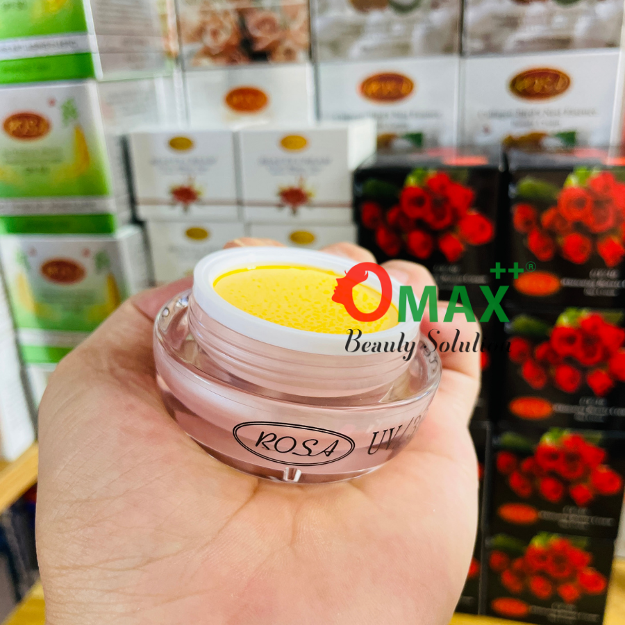 KEM ROSA HOA HỒNG ĐEN - LÀM TRẮNG - XOÁ MỜ THÂM NÁM - UV/30 - WHITENING BEAUTY CREAM 20G