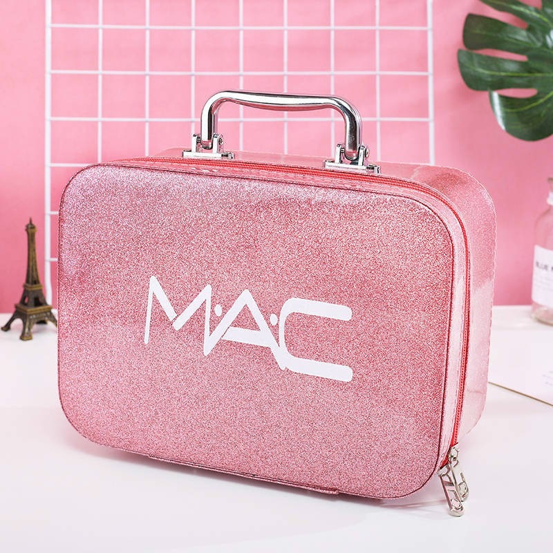 [Hcm]Túi (Cốp) Đựng Mỹ Phẩm Chống Nước Cao Cấp - Mac Túi (Cốp) Đựng Đồ Trang Điểm Makeup Cọ Son Phấn Phủ Phấn Mắt Má Hồng Bb Cream Highlight Lông Mi Mascara Set Trang Điểm Phấn Bắt Sáng