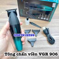 VGR Tông đơ chấn viền cao cấp VGR 906 - Tăng tốc công suất 9000 vòng pin Lithium Ion 2000mAh lưỡi titan sắc nét thời gian sử dụng 240 phút