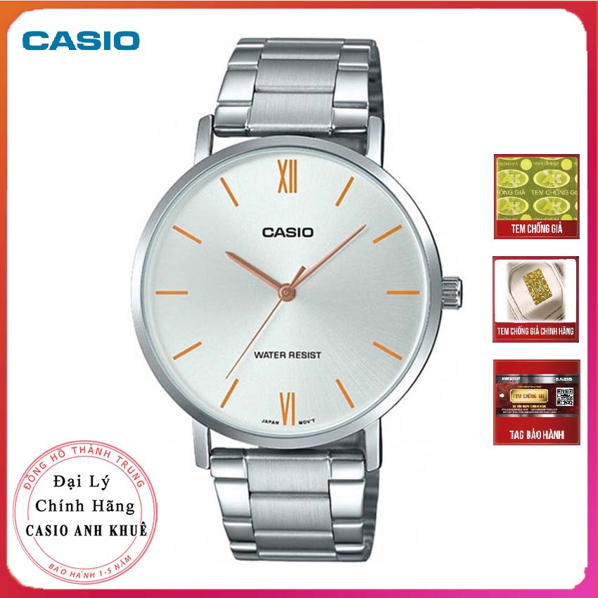 Đồng hồ nữ Casio LTP-VT01D-7BUDF dây kim loại