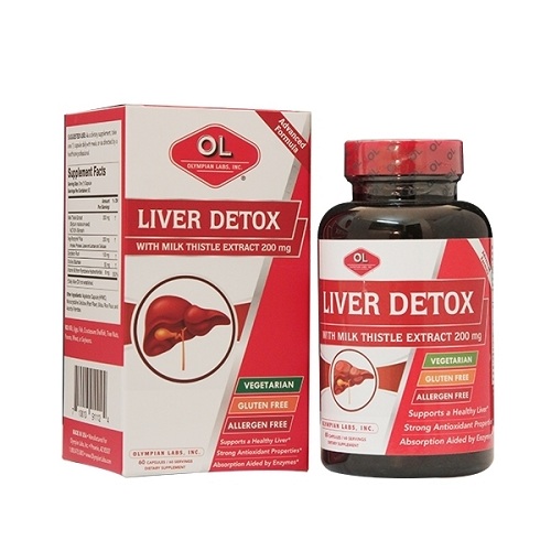 Liver Detox Olympian Labs Giải Độc Bảo Vệ Gan Chai 60 Viên