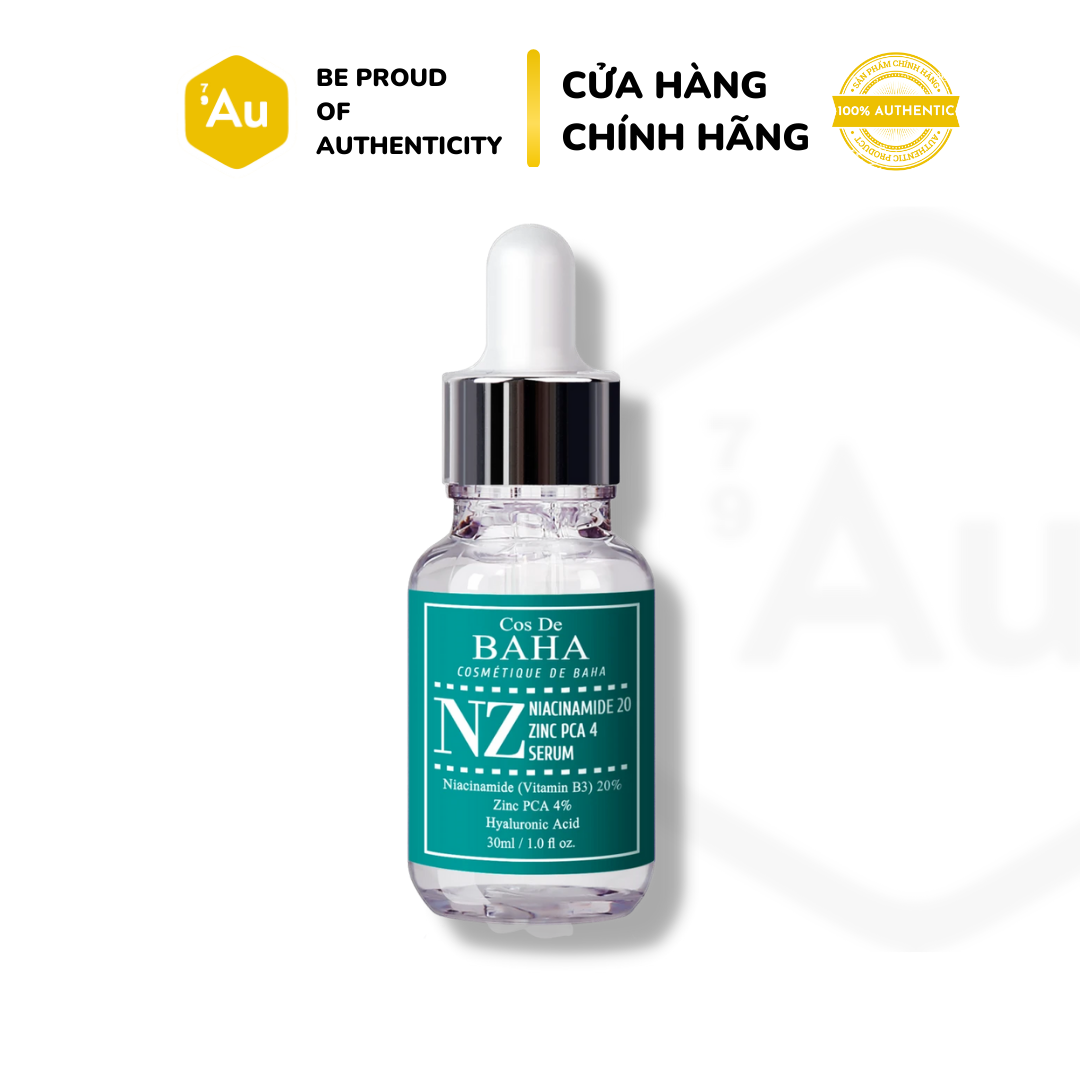 [Hàng Chính Hãng - Cos De Baha] Serum Niacinamide 20% + Kẽm 4% Giúp Giải Quyết Vấn Đề Lỗ Chân Lông & Làm Đều Màu Da (Nz)