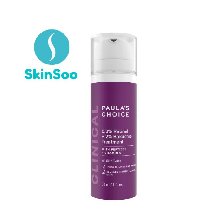 [Hcm] Kem Tái Tạo Trẻ Hóa Da Paulas Choice Clinical 0.3% Retinol + 2% Bakuchiol