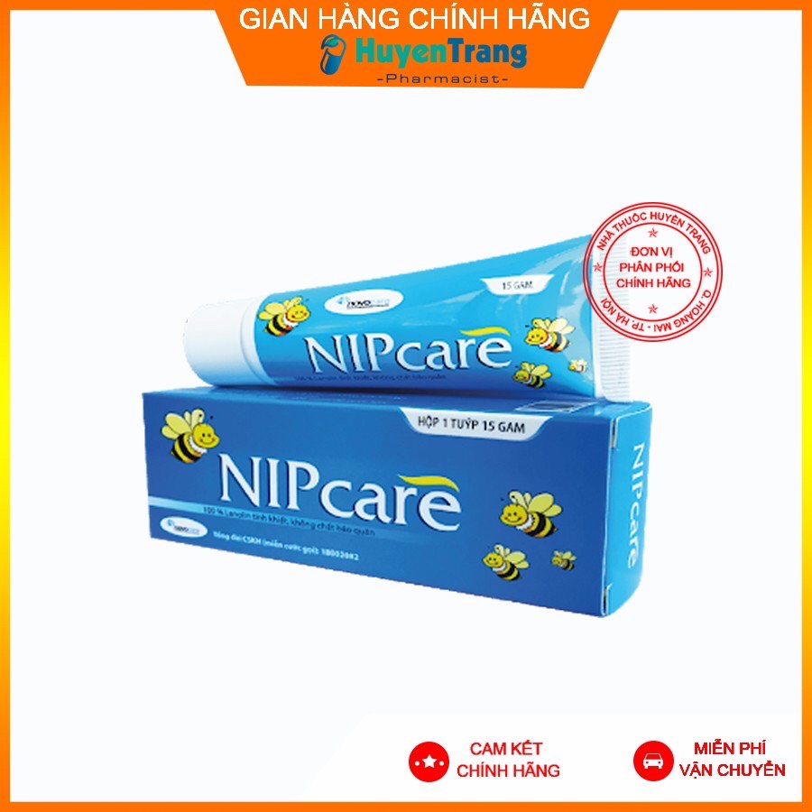 (Tặng Quà Xinh) Nipcare - Kem Trị Nứt Đầu Ti Cho Mẹ - Nẻ Môi Hăm Tã An Toàn Cho Bé