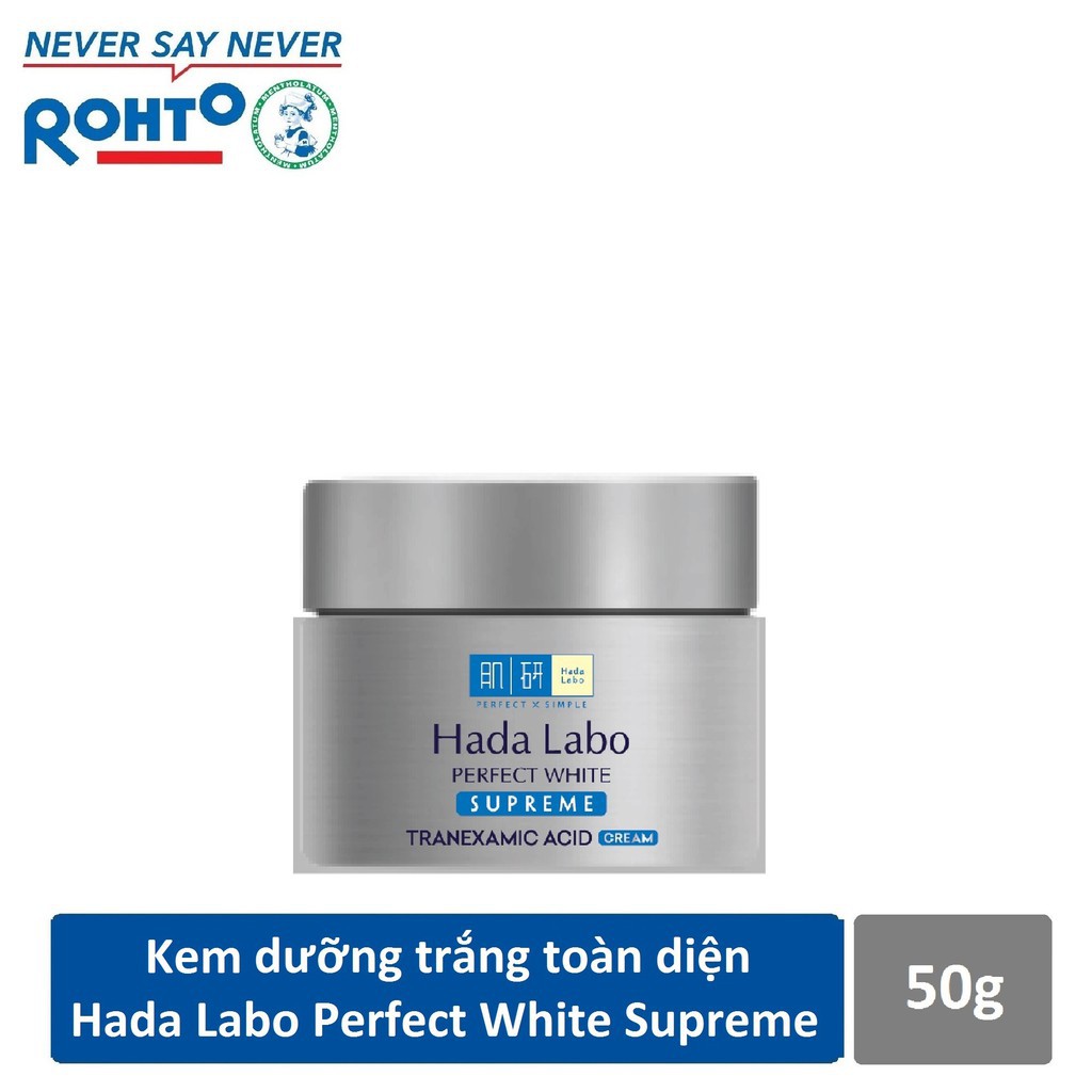 [HCM]Kem dưỡng trắng toàn diện Hada Labo Perfect White Supreme Cream (50g)
