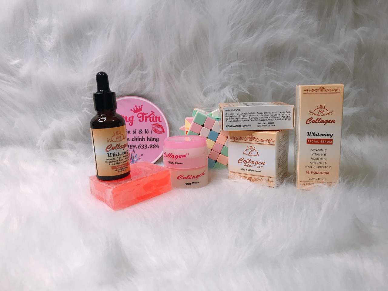 [Chính Hãng] Combo kem Collagen Plus Vite tặng serum chuẩn