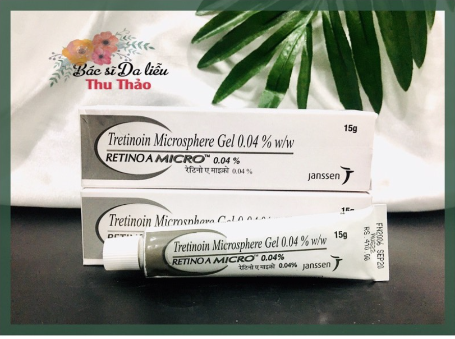 [Hcm][15G] Retino A Micro 004% - Tretinoin Giảm Mụn Giảm Thâm