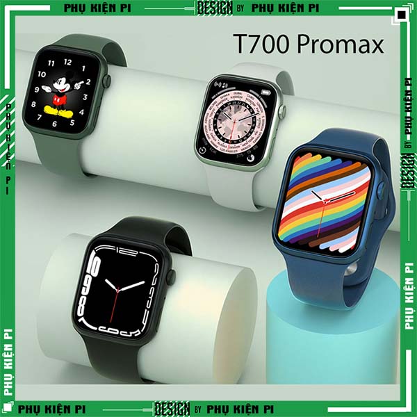 Đồng Hồ Thông Minh T700 Pro Max Có Kết Nối Bluetooth Chống Thấm Nước Hỗ Trợ Định Vị Đồng Hồ T700 Promax Pin Trâu