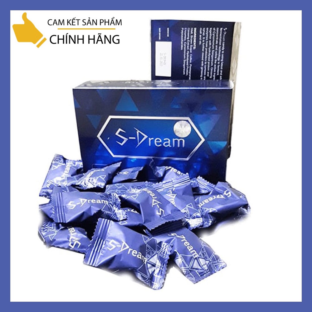 30 Viên S - Dream [Chuẩn Auth Date 2024] Mạnh Bằng Kẹo Sâm Hamer Candy Thế Hệ Mới Tăng Cường Sinh Lí Nam Giới - Chính Hãng Từ Mỹ