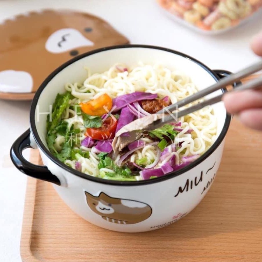 [HCM]CA ĂN MÌ ĂN LẨU GIỮ NHIỆT HÌNH THÚ BẰNG INOX 304 CAO CẤP THIẾT KẾ TAY CẦM CHỐNG NÓNG THÔNG MINH