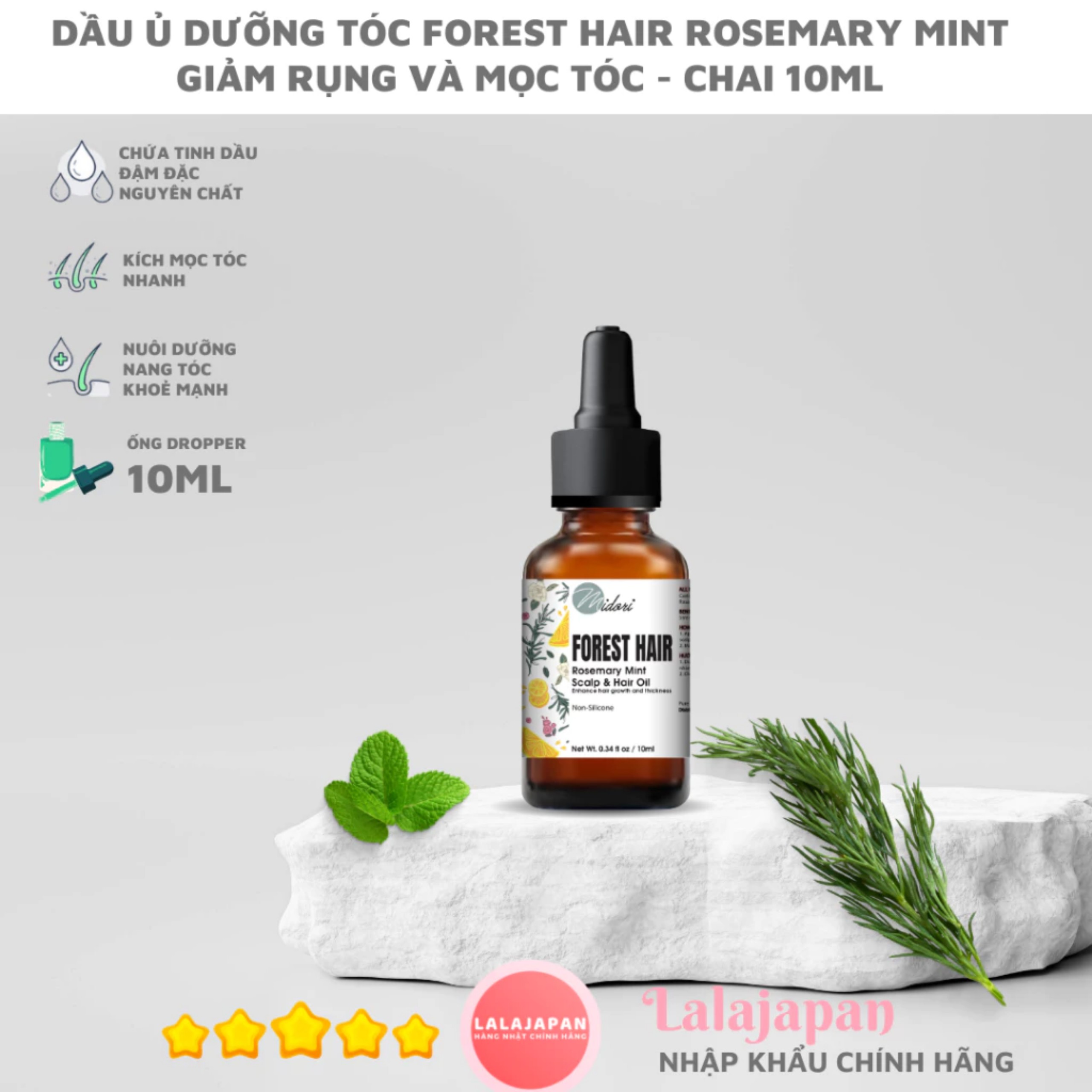 Dầu ủ dưỡng tóc FOREST HAIR Rosemary Mint Scalp and Hair Oil