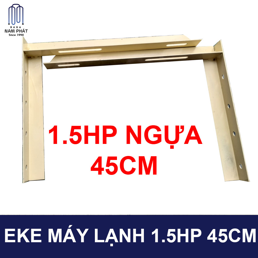 Cặp eke máy lạnh 1HP 1.5HP giá đỡ cục nóng điều hòa dày chịu lực kèm ốc vít e ke