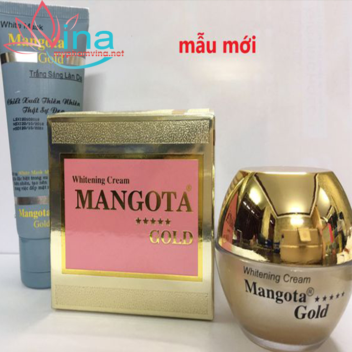 [HCM]Kem dưỡng trắng da Mặt Bạch Ngọc Liên Mangota Gold 15gr