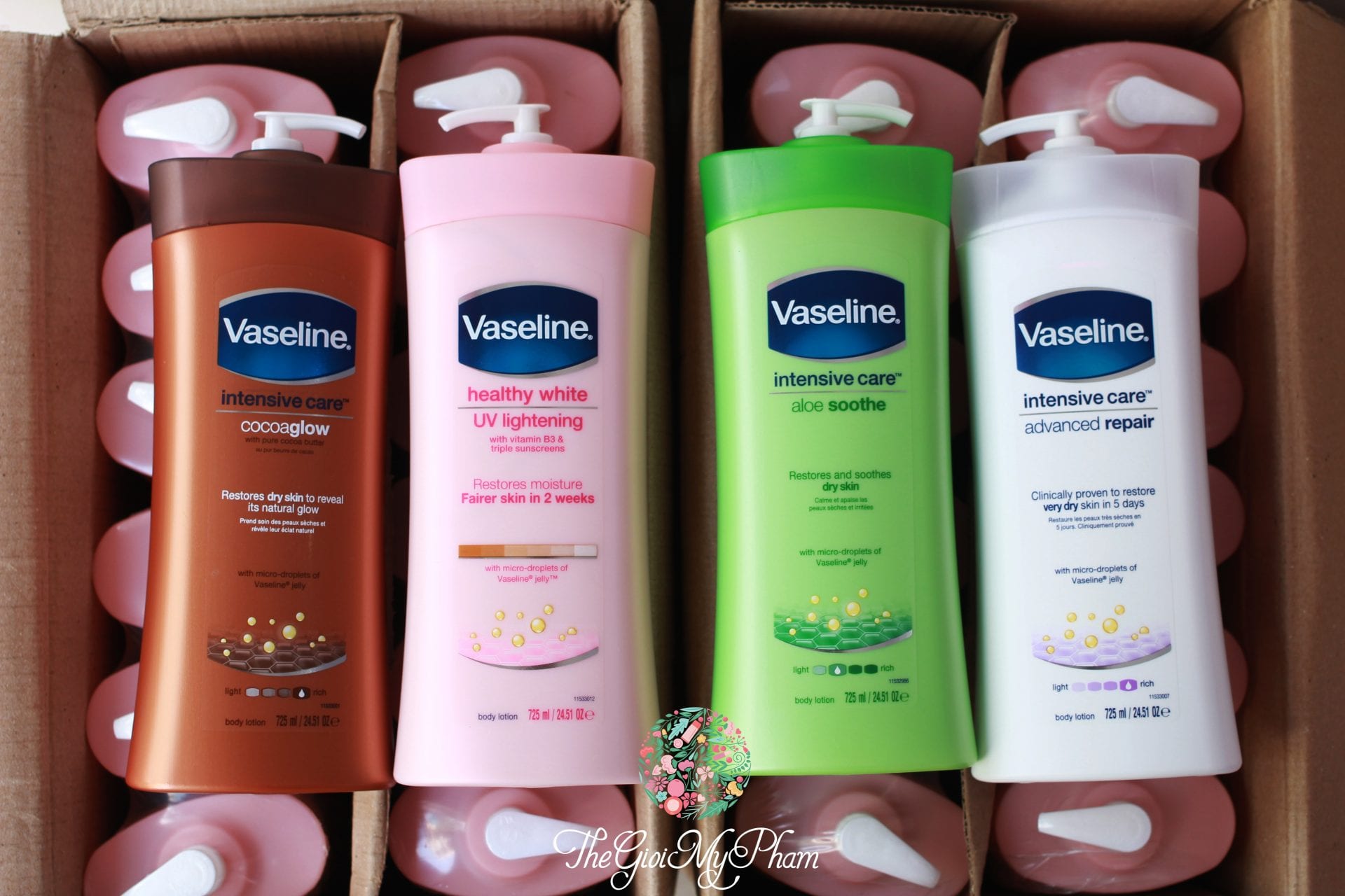 [Hcm]Sữa Dưỡng Thể Trắng Da Vaseline (400Ml) - Usa - Dưỡng Thể Toàn Thân - Sáp Dưỡng Ẩm Vaseline - Dưỡn Thể Body - Duong Vaseline