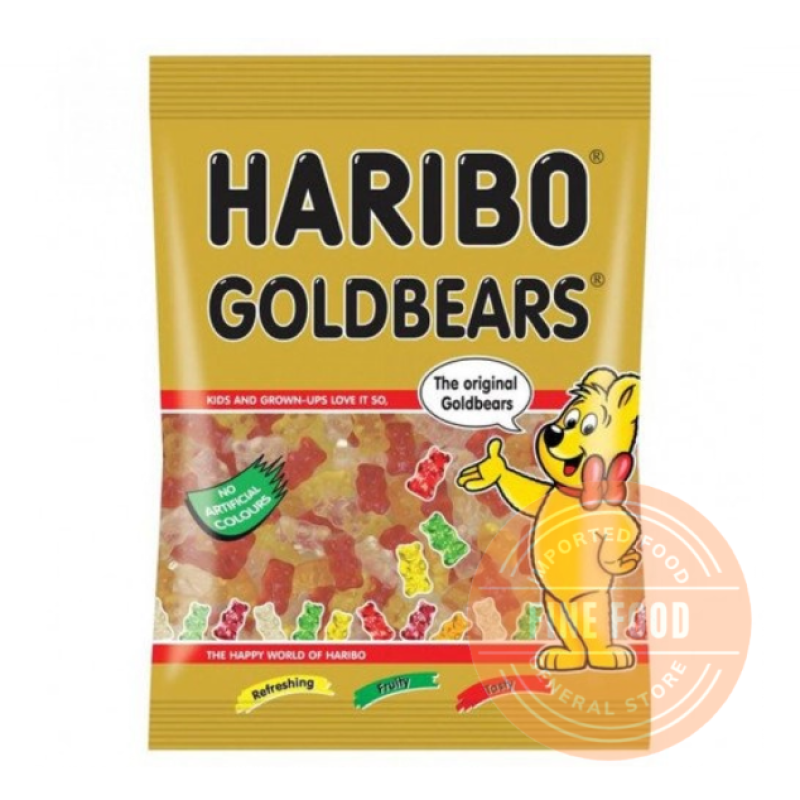 Kẹo dẻo Haribo Goldbears Happy Cola Star Mix Worms Happy Cherries PeachesHappy Cola Zourr Fruity Basket Happy Grapes Worms Zourr Mix Zourr 80g
