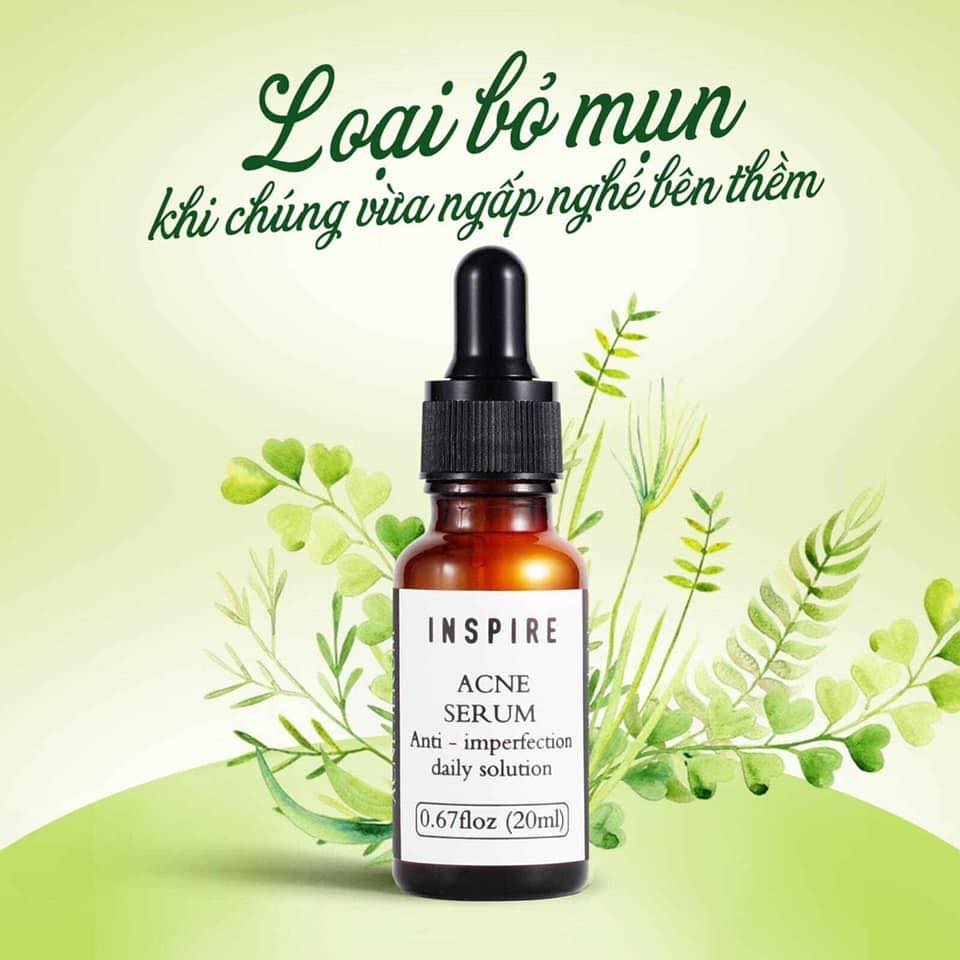 Tinh chất ngừa mụn acne inspire Điều tri tận gốc các loại mụn làm mờ vết thâm do mụn dưỡng da sáng min ( Freeship toàn quốc )