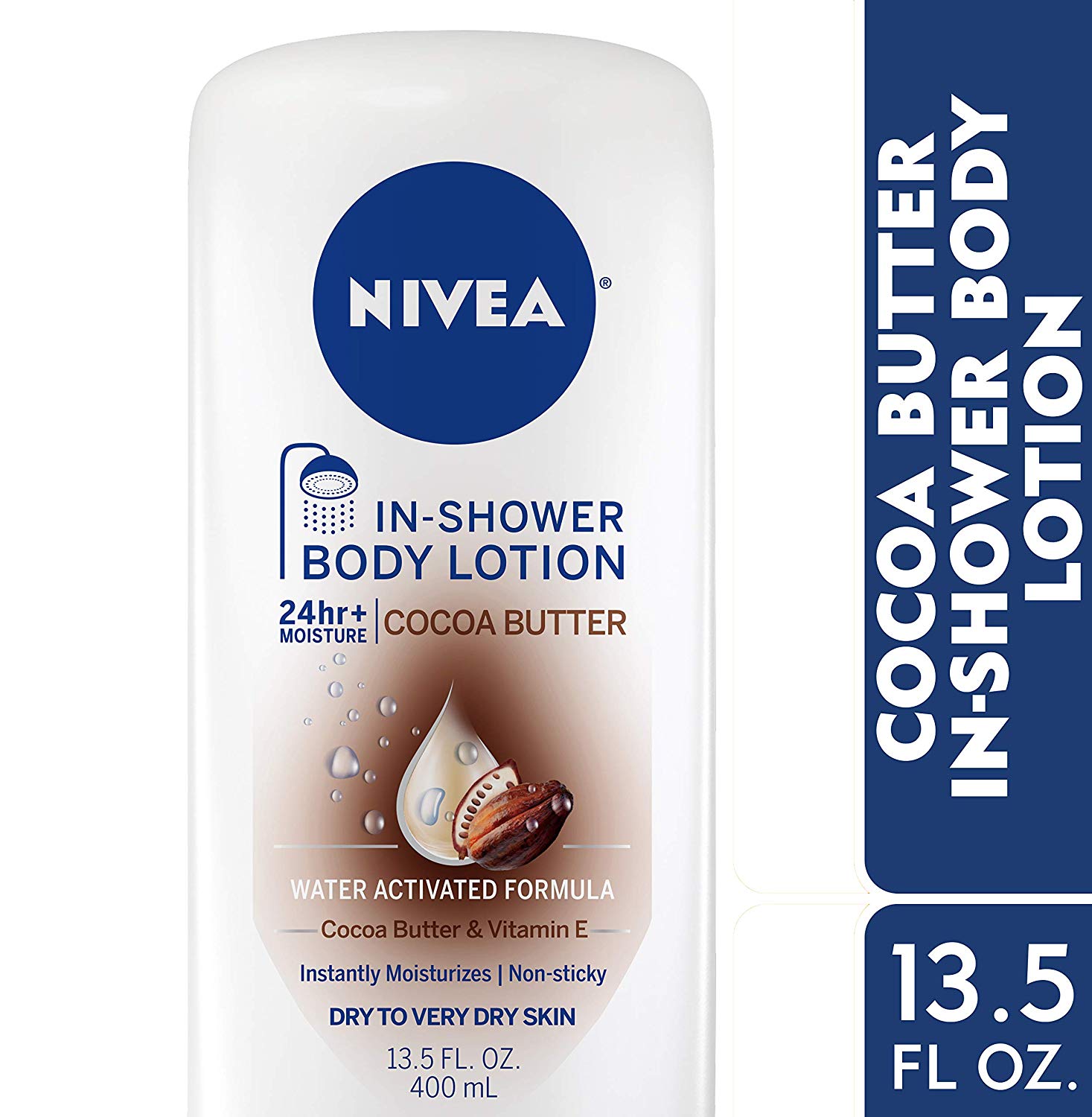 Dưỡng Thể Cho Da Khô Dùng Khi Tắm Nivea Cocoa Butter In - Shower Body Lotion