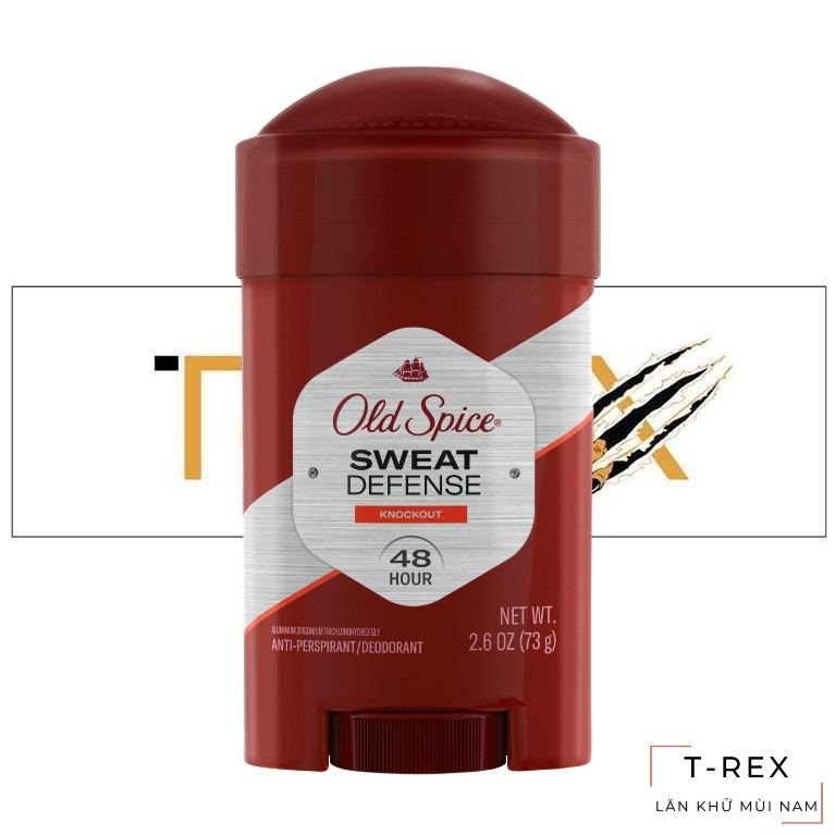 [Hcm]Lăn Khử Mùi Old Spice Sweat Defense Knockout Soft Solid 73G (Sáp Mềm)