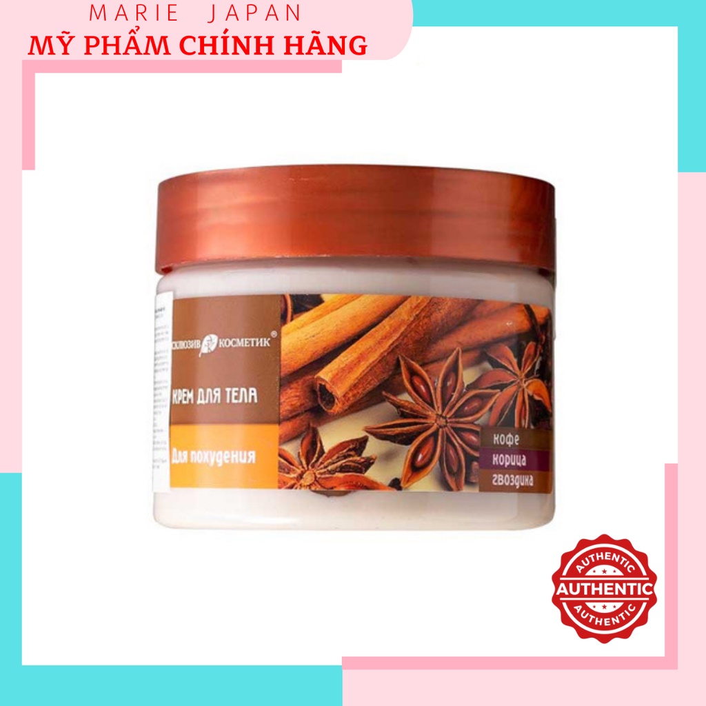 [HCM]Kem Tan Mỡ Toàn Thân Cà Phê Quế Hồi Krasota Nga 260g