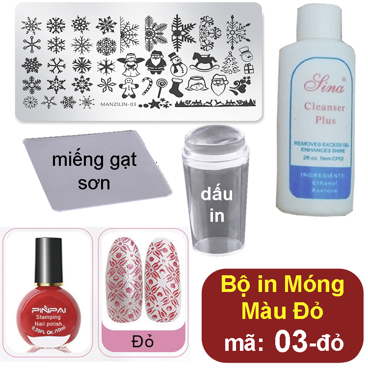 Bộ Khuôn in hình nghệ thuật lên Móng Tay (mã 03)