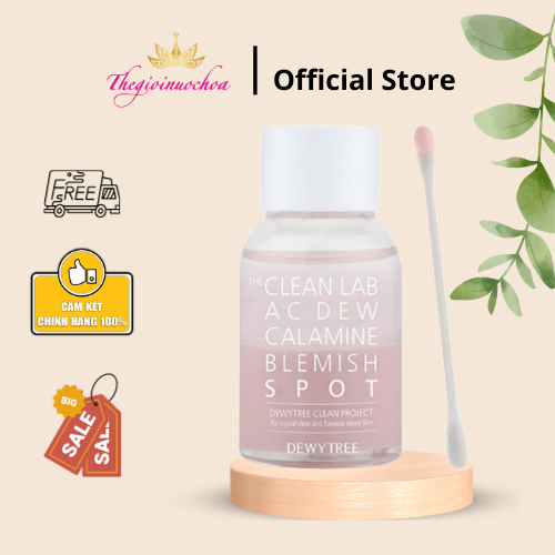 Tinh chất chấm mụn DEWYTREE THE CLEAN LAB AC DEW CALAMINE BLEMISH SPOT