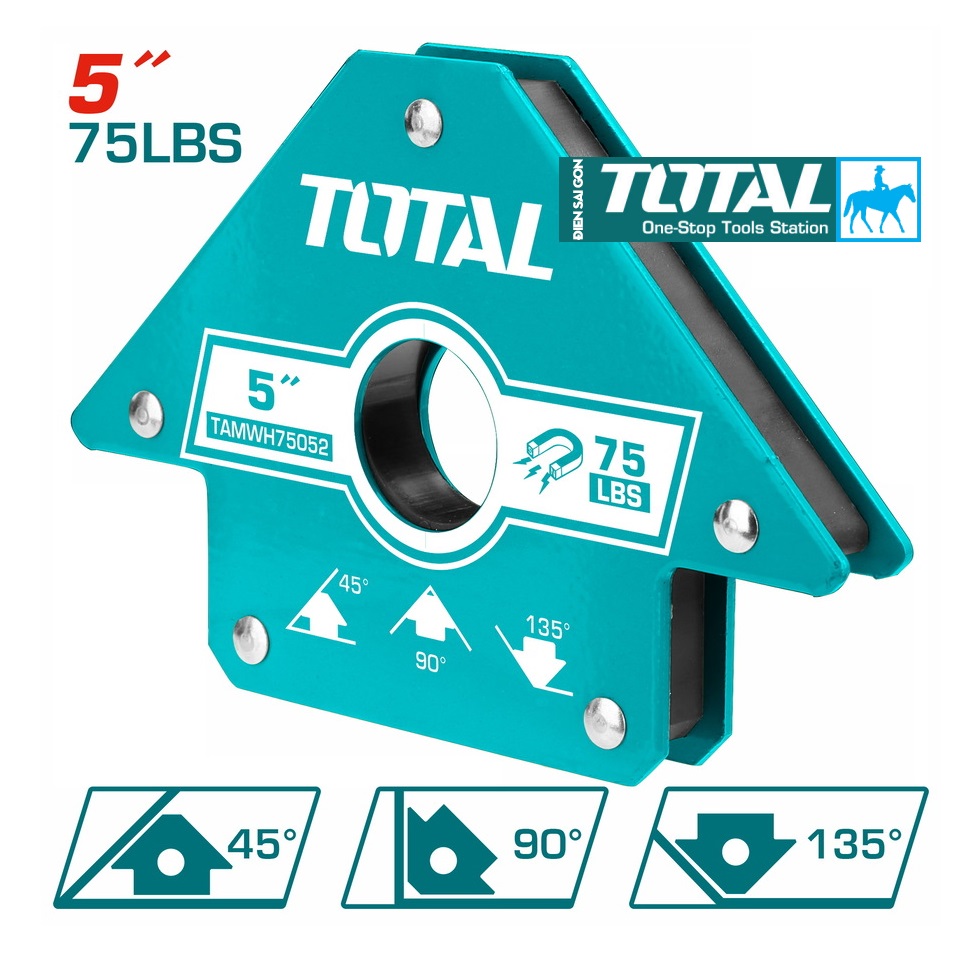 Bộ 4 Ke Góc Nam Châm Hàn 3 Góc Total TAMWH4062 - Dụng Cụ Thiết Yếu Cho Thợ Hàn