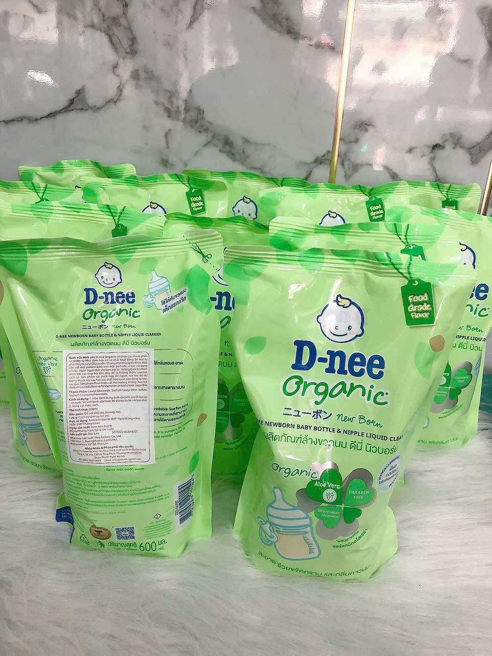 Nước Rửa Bình Sữa Dnee Thái Lan 600ml - Sạch Dịu Nhẹ An Toàn Tuyệt Đối Cho Bé Yêu