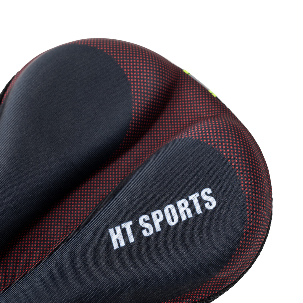 Bọc yên xe đạp thể thao Bikeboy đen viền yên xe đạp đệm silicone êm mông