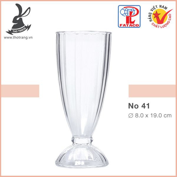 Ly sinh tố ly kem nhựa trong Acrylic Fataco cao cấp đa dạng loại size