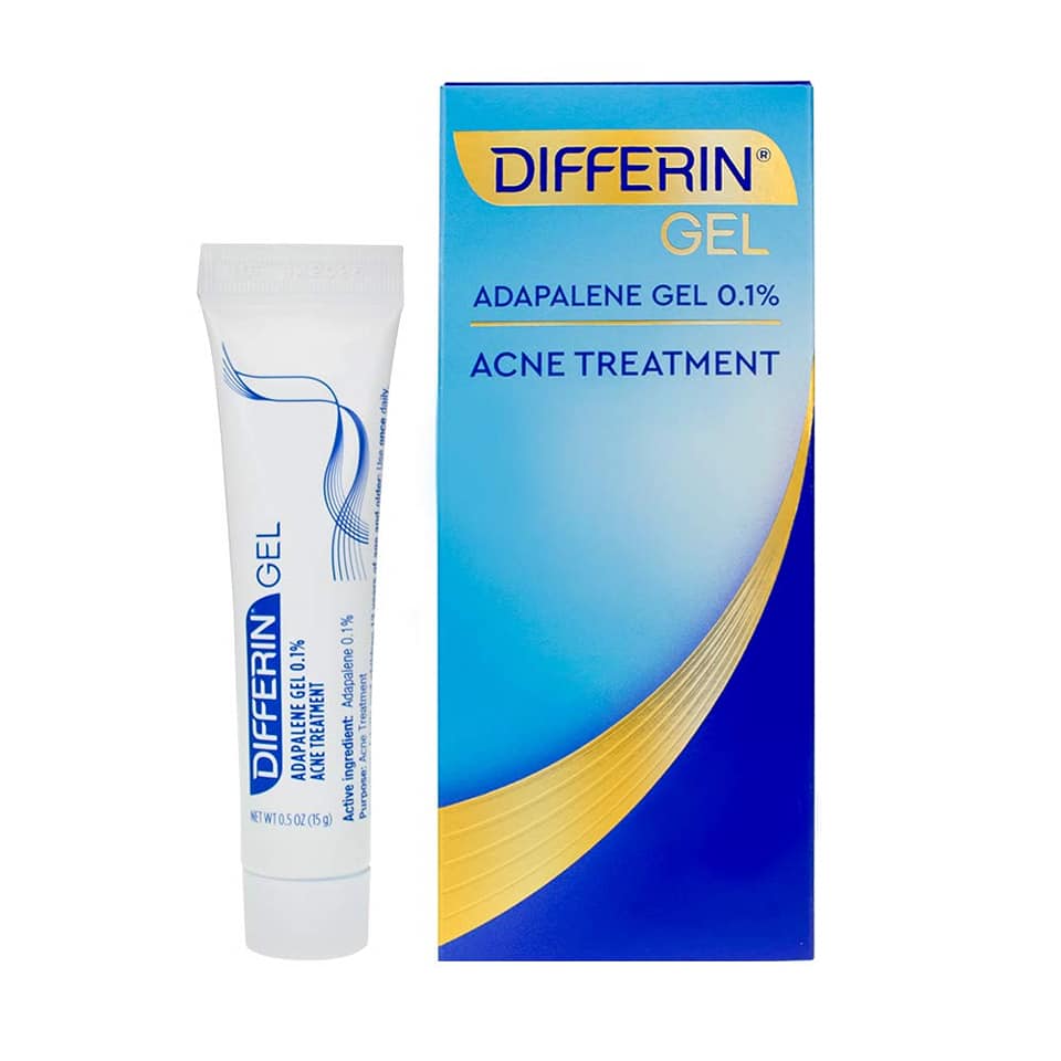 Gel mụn Differin Adapalen gel 0.1% của Mỹ