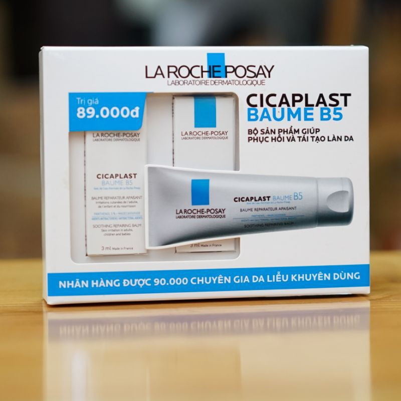 Kem Dưỡng La Roche-Posay Cicaplast Baume B5 Phù Hợp Cho Trẻ Em Và Trẻ Sơ Sinh set 2 hộp 3ml