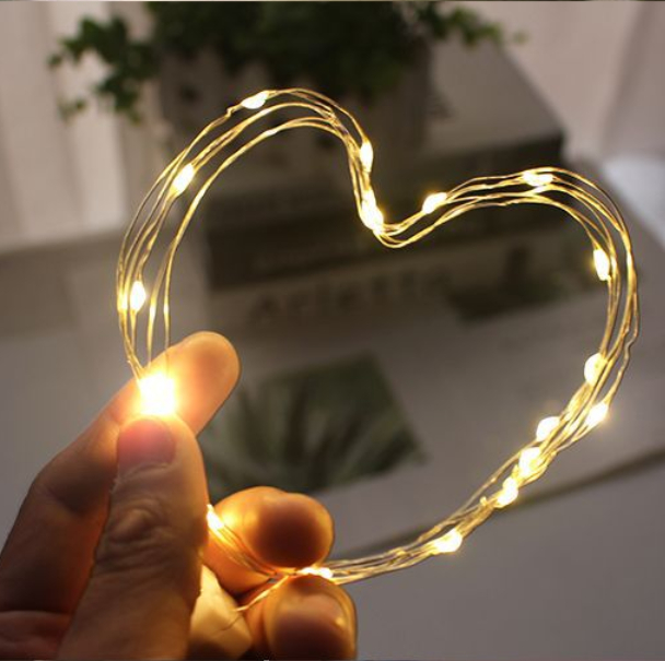 Đèn led trang trí decor phòng ngủ phụ kiện trang trí tết quán cafe có 3 chế độ nháy dài 1m2 đến 3m t