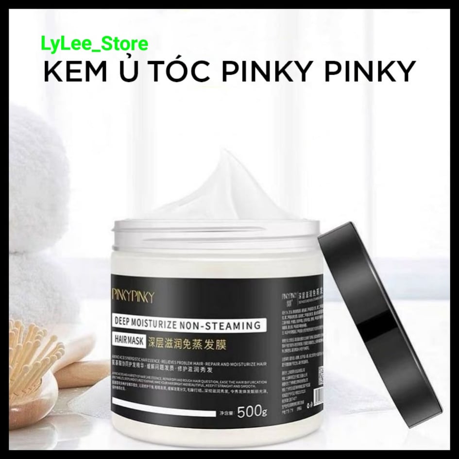 Kem Ủ Dưỡng Tóc Pinkypink - Tóc Hư Tổn Óng Ả Siêu Mượt. Kem Uduong Toc Pinkypinky Phuc Hoi Duong Toc