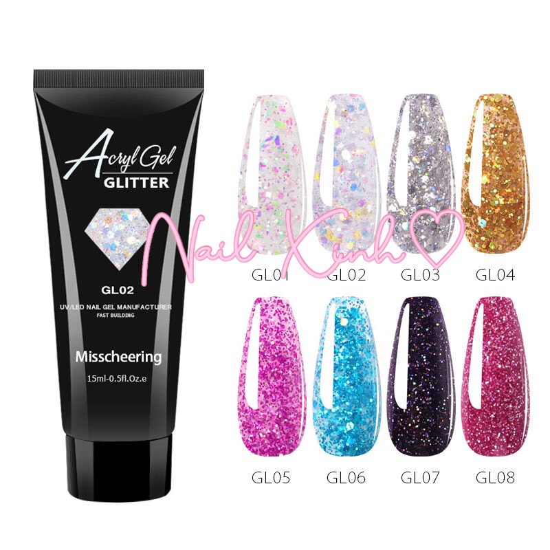 Gel Gôm Nhũ Đắp Móng ( Poly Gel) Loại Tốt Bền Đẹp Tiện Lợi 2021