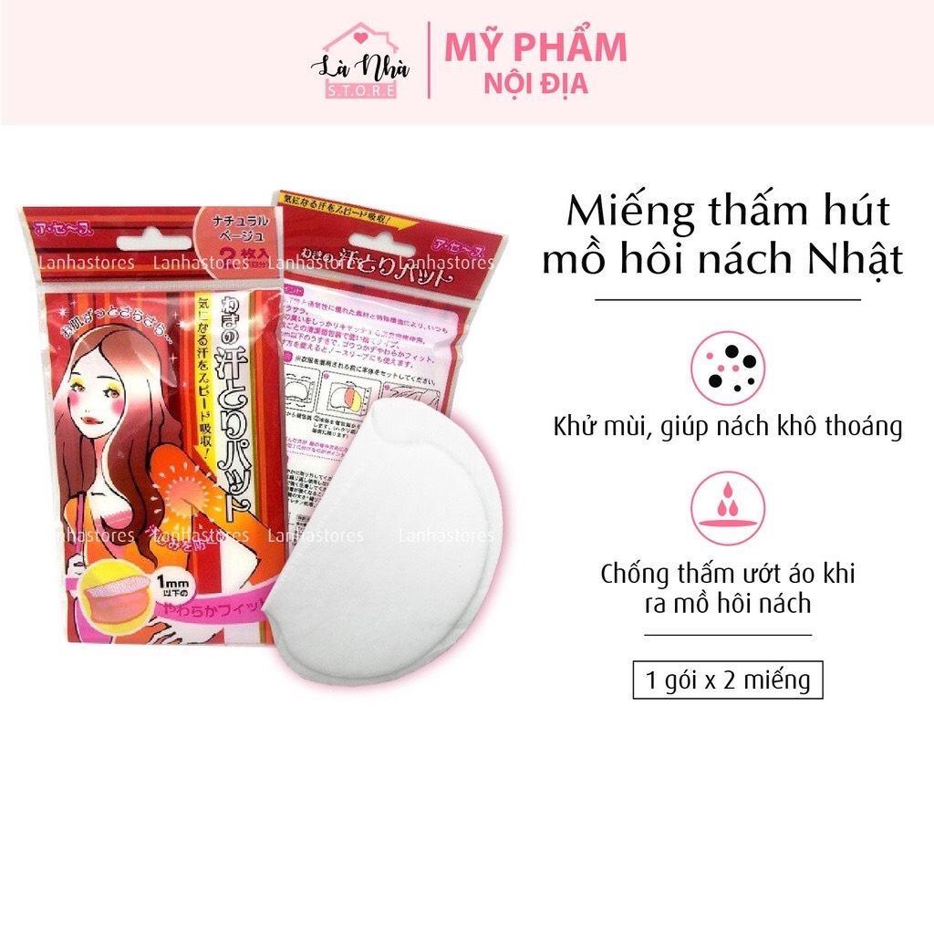Miếng dán thấm mồ hôi nách
